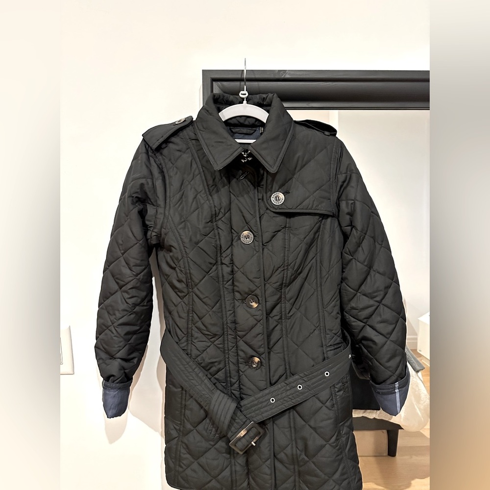 Barbour Navy Coat - waterproof and classy